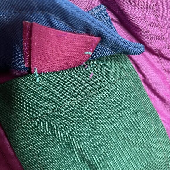 Y2K Gerry Windbreaker Jacket Men Medium Purple Athletic Anorak Retro Pullover - Picture 9 of 16